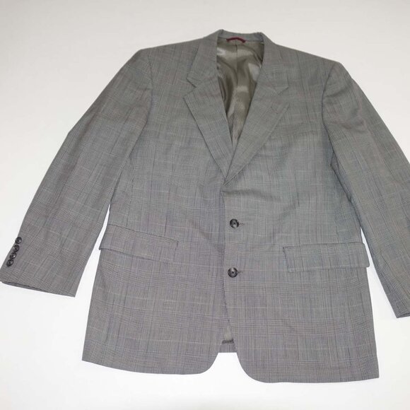 Hart Schaffner Marx Men's 2 Button Suit Size 42 Regular 35 x 29 Gray 100% Wool - Picture 6 of 15